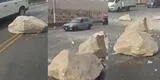 Ate: Sismo de 5.4 grados con epicentro en Huaral provocó deslizamiento de rocas