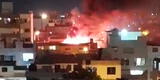 Incendio en San Miguel: fuego consume estructuras y 6 unidades de bomberos atienden emergencia