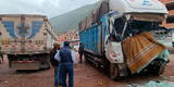 Cusco: camión con pareja de esposos impacta contra otro camión en terrible accidente y mueren