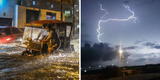 Senamhi: ¿Cuáles son las 7 regiones que serán afectadas por lluvias intensas, rayos y fuertes vientos?