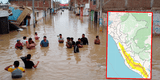 Senamhi anuncia una fuerte lluvia de 48 horas en 17 regiones del país: AQUÍ zonas en peligro