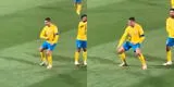 Cristiano Ronaldo y el gesto obsceno cuando le gritan “Messi” en pleno partido ante árabes