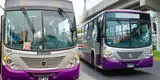 Buses del Corredor Morado de Lima dejaron de operar este 4 de marzo y hacen caravana de protesta