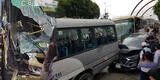 Tragedia en Arequipa: múltiple choque de vehículos deja varios heridos de gravedad