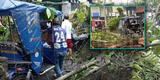 Tragedia en Iquitos: árbol cae sobre mototaxista y se salva de morir con una fractura en la pierna