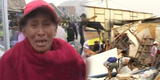 “Aquí está nuestra lucha por salir adelante”: vendedora de Manchay llora durante violento desalojo
