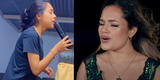 Peruana sorprende cantando cumbia de Corazón Serrano, Lesly Águila la escucha y reacciona ¿Qué le dijo?