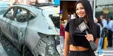VES: por posible venganza, queman auto de tiktoker Vitteri Ponce de 'Exponiendo infieles'
