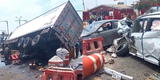 Terrible accidente en Trujillo: colisión múltiple en peaje de Chicama deja al menos 5 muertos