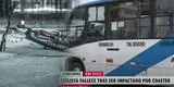 Surco: Ciclista de la tercera edad muere atropellado tras impacto de bus en el óvalo Higuereta
