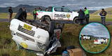Tragedia en Puno: vehículo de la empresa Claro se despista y termina matando a una persona