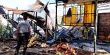 Tragedia en Piura: Tercer incendio en menos de 24 horas arrasa con 13 viviendas y deja 70 personas sin hogar
