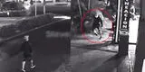 Ladrón roba en local, tropieza, se lastima la pierna al escapar y muere al ser atrapado: cámara lo revela