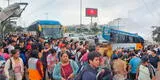 Caos y largas colas en la Panamericana Sur por tomar buses interprovinciales por Semana Santa