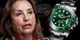 Dina Boluarte evitó responder sobre relojes Rolex y joyas Cartier en Mensaje a la Nación