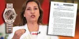 Congreso oficializa moción de vacancia contra Dina Boluarte tras el escándalo de los relojes Rolex