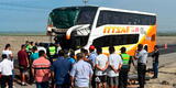 La Libertad: Bus ITTSA con pasajeros a bordo choca contra tráiler y hay 1 muerto y heridos