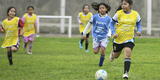 Niños inician escuela de fútbol en cancha con medidas oficiales