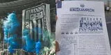 Hinchas de Alianza Lima repartieron afiches de tetracampeón en Trujillo e hinchas de la U explotan