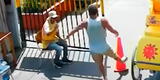 Santa Anita: Hombre golpeó a vigilante por "mirarlo feo", AQUÍ las imágenes de la agresión