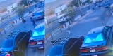 Comas: video revela asalto a policía a quien le robaron S/63.000 frente al Banco de la Nación