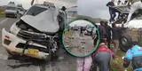 Choque de minivan y camioneta en Juliaca dejó más de 15 heridos: pasajeros gritaban de dolor