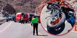 Arequipa: 2 motociclistas colisionan frontalmente en plena carretera y hay 1 muerto y 1 herido