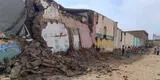 Cuatro personas se salvaron de morir tras derrumbe de casona en Trujillo