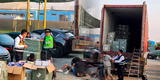 SJL: A balazos, PNP recupera camión con mercadería robada valorizada en 80 mil dólares