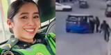 SJL: video de la desaparición de la suboficial PNP cuando iba a trabajar, subió a una mototaxi