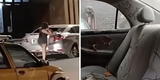 Áncash: Mujer destroza el vehículo de su pareja en medio de una fuerte discusión