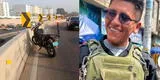 Surco: identifican al suboficial que cayó del puente Derby más de 8 metros con su motocicleta
