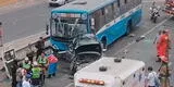 Vía Evitamiento: bus de la empresa Pegasso Express genera triple choque y deja un fallecido y 28 heridos