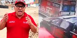Revelan video del alcalde de Puente Piedra, Rennán Espinoza, escapando para evitar la prueba de dosaje etílico