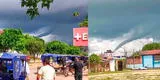 "Súper tornado" sorprende en Pucallpa: Nube de embudo atemorizó a pobladores y Senamhi responde