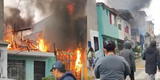 Villa El Salvador: Gigantesco incendio provoca explosión en toda una cuadra y vecinos corrieron por sus vidas