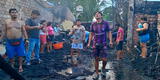 Iquitos: Explosión de un ventilador originó incendio que dejó a tres familias sin hogar