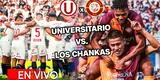 Universitario vs Los Chankas: Universitario gana 1-0 EN VIVO el partido por última fecha de Liga 1