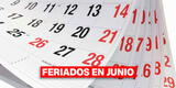 Calendario de feriados de junio 2024: cuándo son los fines de semana largos y qué se celebran