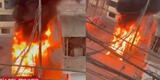 Explosión en VMT: Ambulancia se incendia y despierta el terror de los vecinos dejando cinco casas afectadas