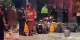 Ayacucho: Almacén clandestino de balones de gas explota y deja 5 heridos