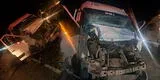 Arequipa: Minivan chocó contra camión y casi mata a todos sus pasajeros