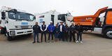 Ancón recibe donación de cinco camiones para limpieza pública del distrito