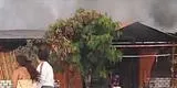 Arequipa: Dueños huyen semidesnudos de restaurante que era consumido por el fuego