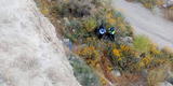 Arequipa: cadáver de joven es encontrado en peligrosa quebrada y DNI revelaría su identidad