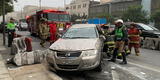 Accidente en Abancay: Chofer queda herido tras volcadura de su auto