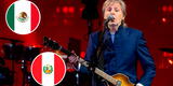 ¿Es más caro o más barato ver a Paul McCartney en Lima con respecto a México?
