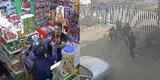 Delincuentes roban bodega en Los Olivos pero vecinos atrapan a uno con palos y baldes