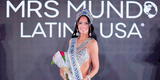 Angie Pajares, madre de Ximena Hoyos, se consagró como la nueva Mrs Mundo Latina internacional