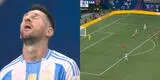 ¡Era para Argentina! Lionel Messi estuvo a punto de convertir el 1-0 con un tremendo disparo